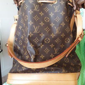💯 Auth Louis Vuitton Noe Monogram Shoulder Bag